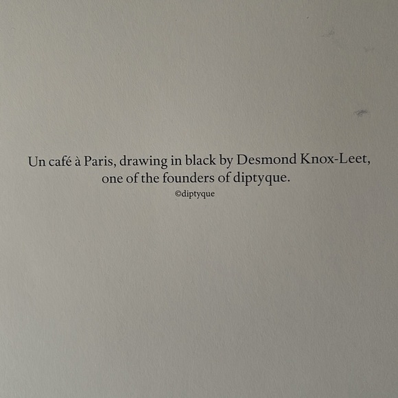 DIPTYQUE “UN CAFÉ À PARIS” POSTER - Picture 5 of 6